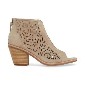 NWOB! Sofft Suede Maris Laser Cut Sandal Bootie